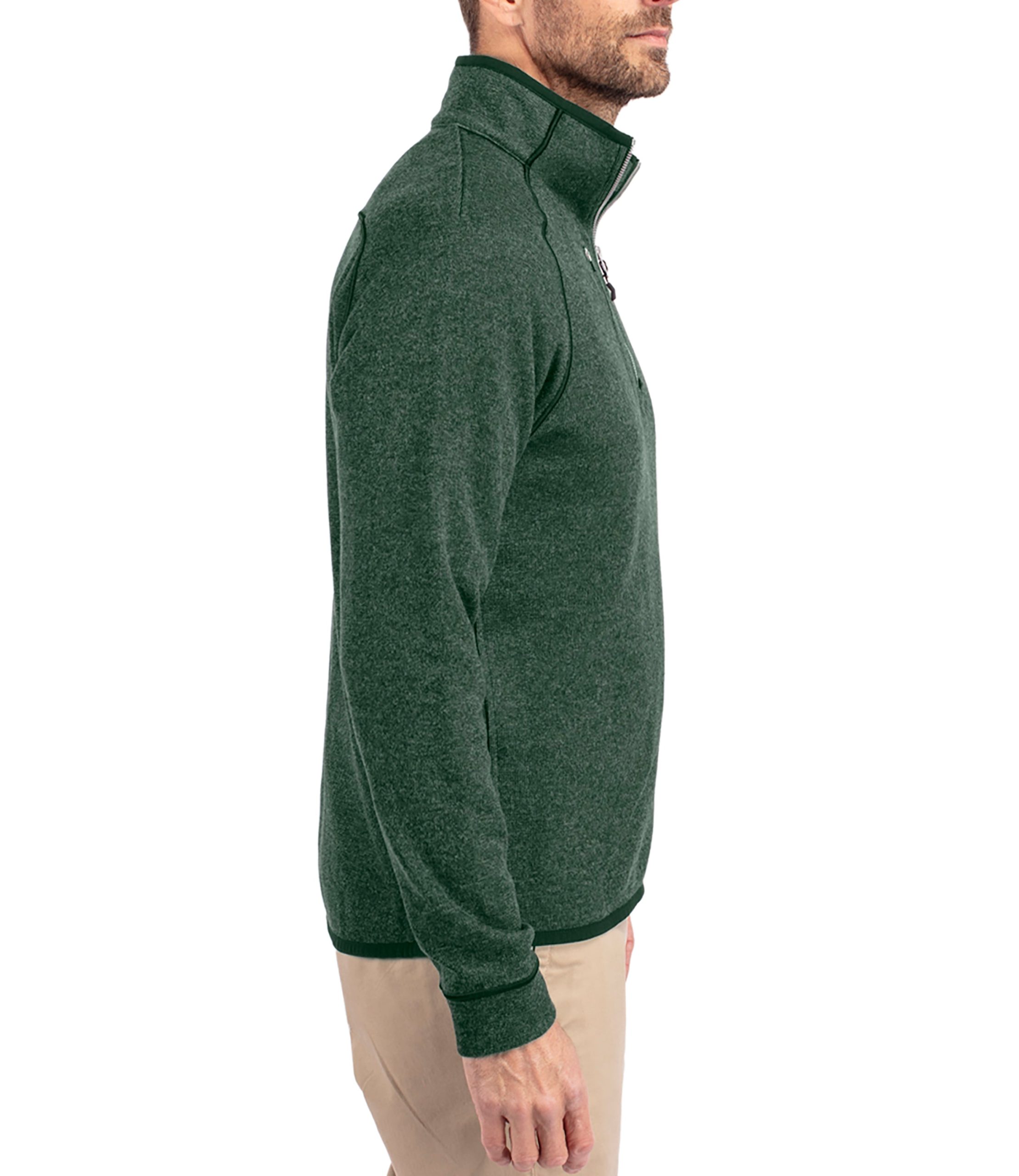 Cutter & Buck Mainsail Sweater-Knit Mens Half Zip Pullover Jacket - Image 14
