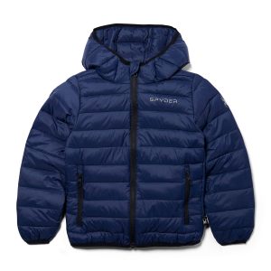 Spyder Boys' Packable Puffer Jacket - Navy
