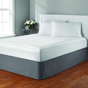 Mattress Encasement Protector - Blocks Out Liquids. Bed Bugs. Dust Mites and Allergens by J&V Textiles