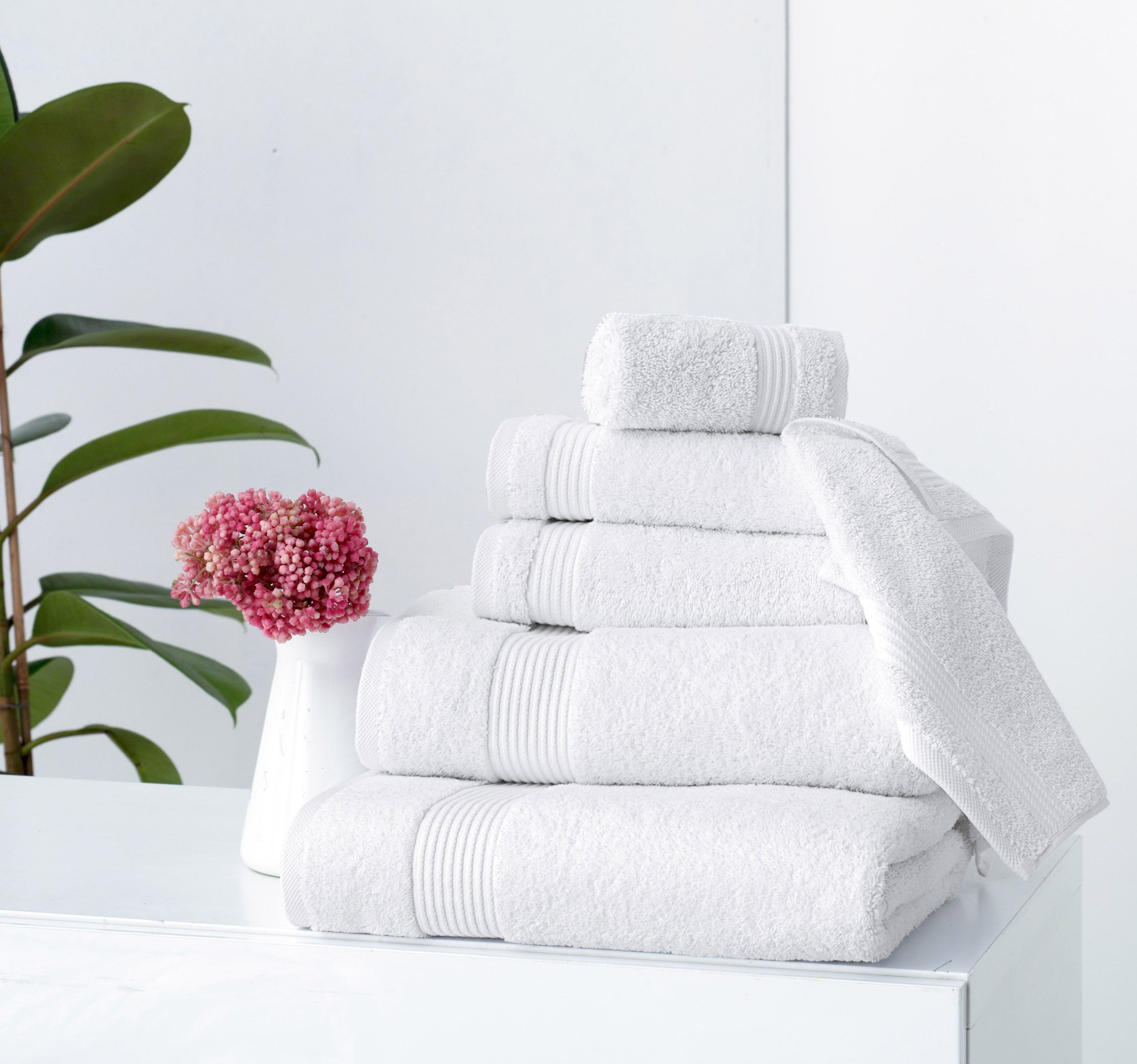 Classic Turkish Towels Amadeus Luxury Turkish Cotton Premium 6 Pc Towel Set