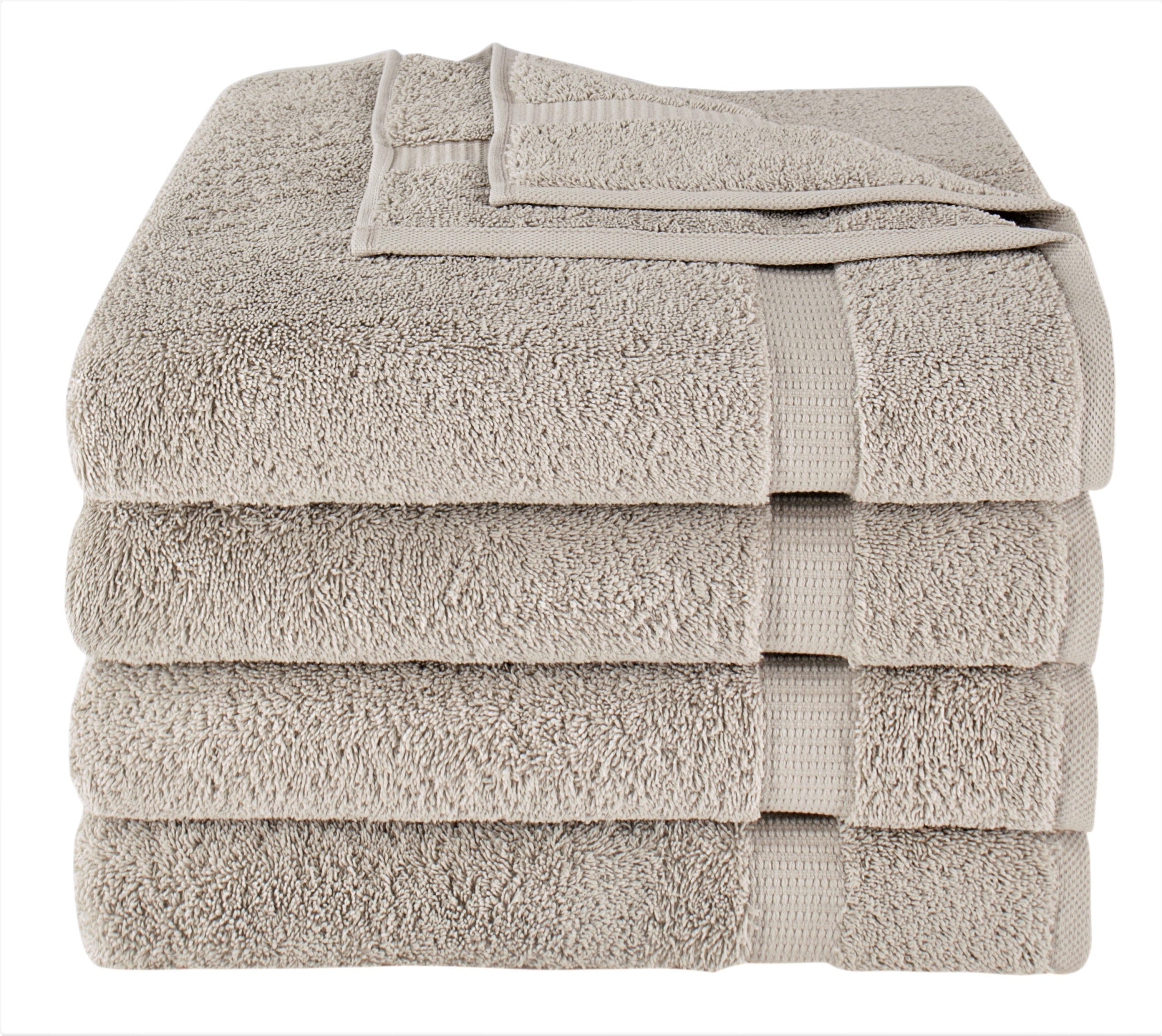 Classic Turkish Towels Villa Turkish Cotton Luxury Hotel Collection Bath Towels - 4 Pieces - Image 3