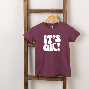 The Juniper Shop Toddler | It's Ok Short Sleeve Crew Neck