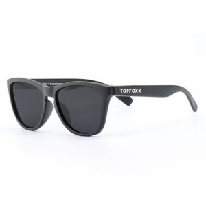 TopFoxx Rise Up - Black Unisex Sunglasses