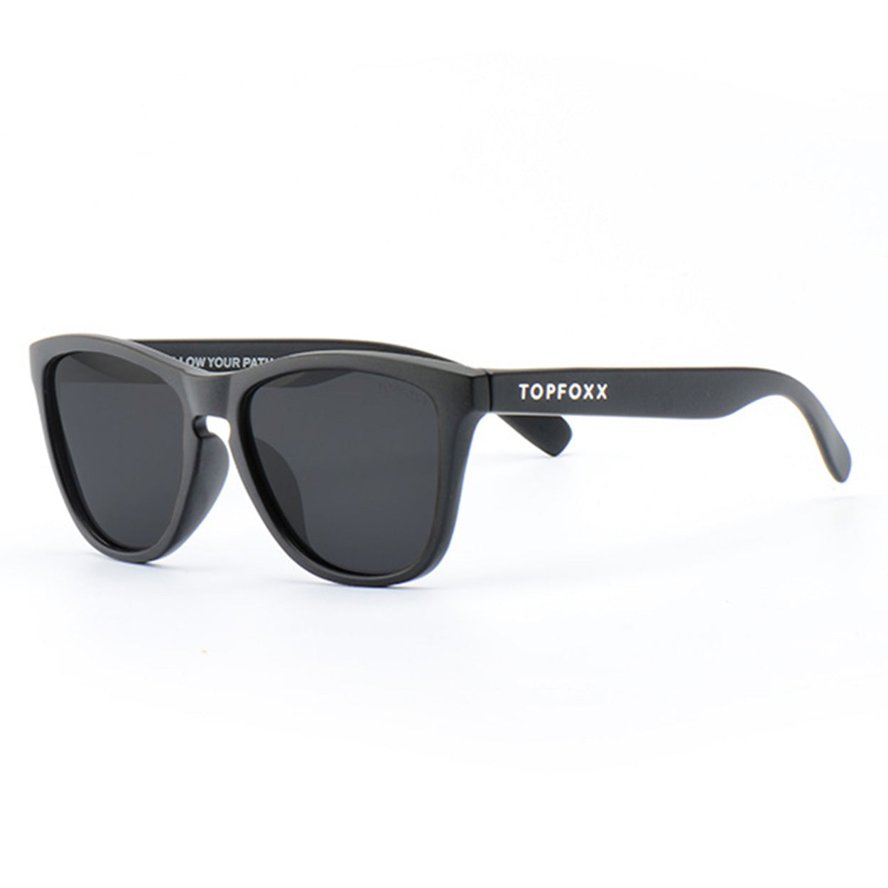 TopFoxx Rise Up - Black Unisex Sunglasses