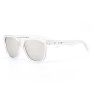 TopFoxx Rise Up - Revo® Mirrored Silver Unisex Sunglasses