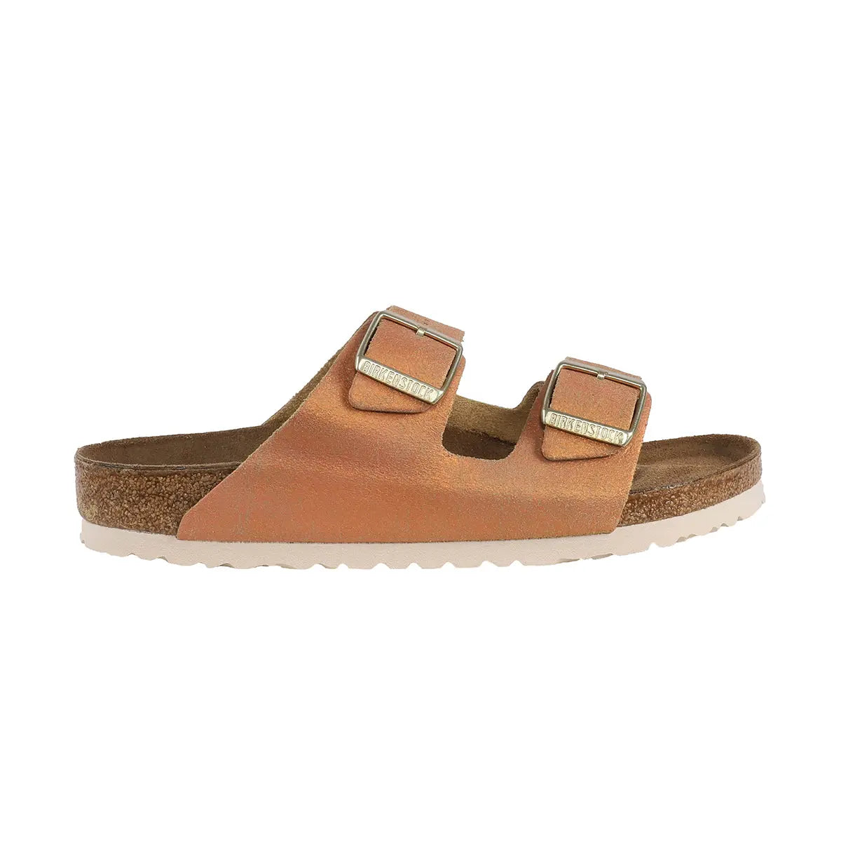 Birkenstock Arizona Suede Leather Sandals Washed Metallic Sea Copper 37 Regular/Wide - Image 4