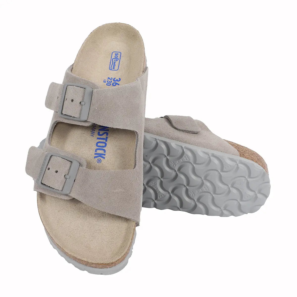 Birkenstock Arizona Soft Footbed Suede Leather Sandals - Image 3
