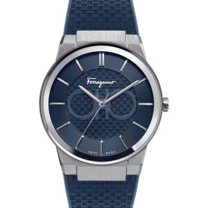 Ferragamo Sapphire Silicon Watch