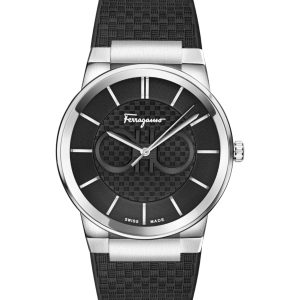 Ferragamo Sapphire Silicone Watch