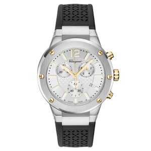 Ferragamo F-80 Chrono Silicone Watch