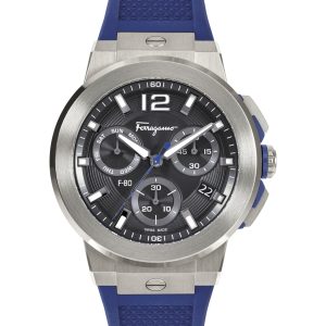 Ferragamo F-80 Titanium Tech Silicone Watch