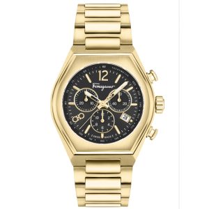 Ferragamo Tonneau Chrono Bracelet Watch
