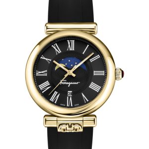 Ferragamo Ora Moonphase Silicone Watch