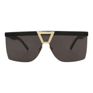 Saint Laurent Shield-Frame Acetate Sunglasses