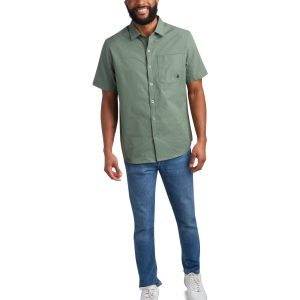 Spyder Men's Short Sleeve Ripstop - Spruce Green
