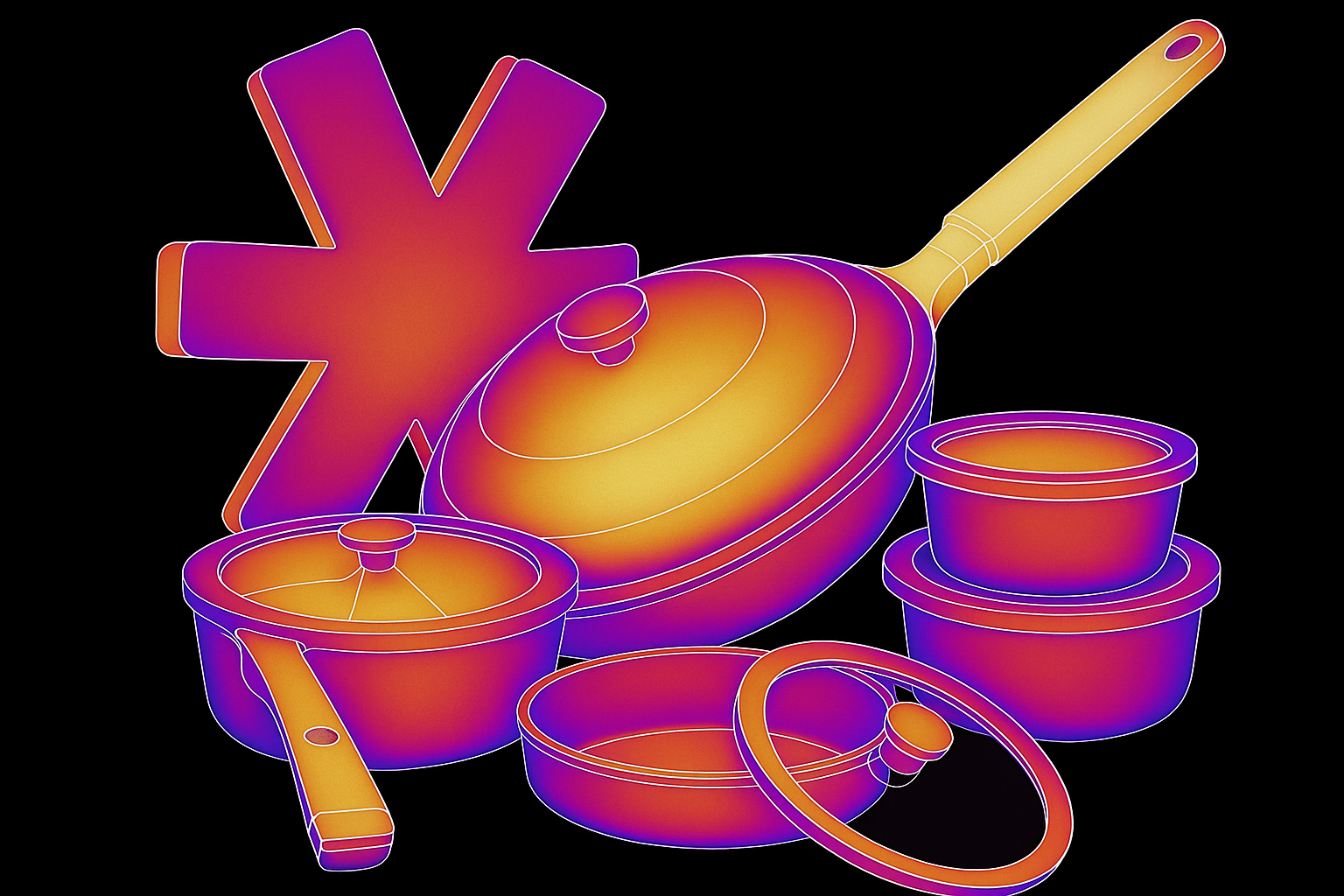 Moritz & Moritz 15-Piece Cast Aluminum Pot and Pan Set - Image 20