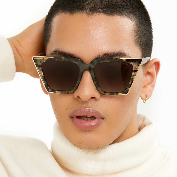 TopFoxx Prescription Sustainable CEO - Tortoise Unisex Sunglasses - Image 3