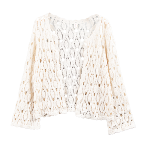 Trend Blossoms Girl's Crochet Cardigan