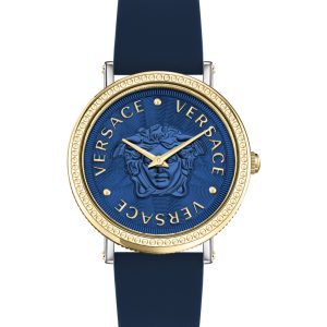 Versace V-Dollar Leather Watch