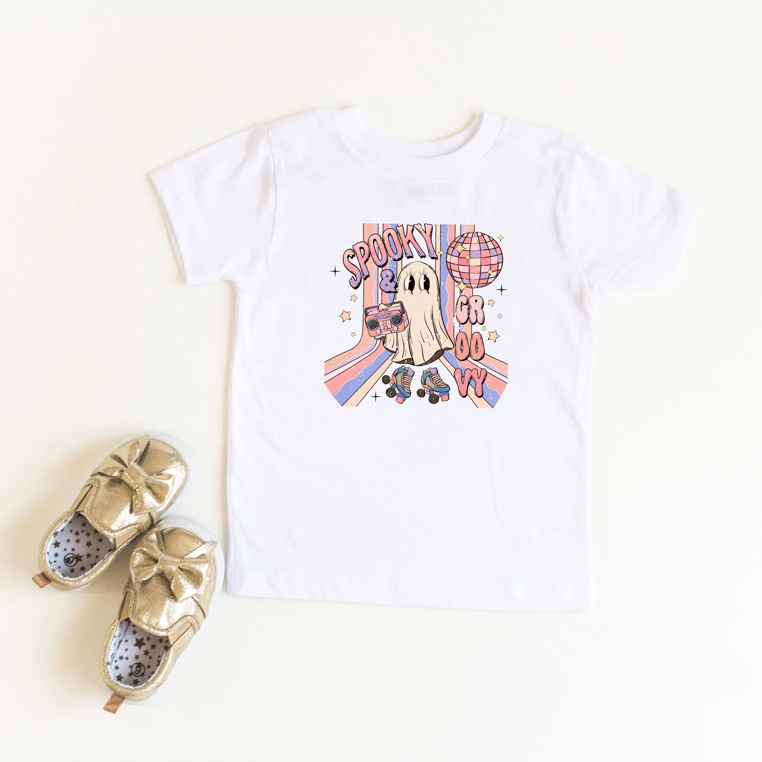 The Juniper Shop Toddler Spooky And Groovy Graphic Short Sleeve Tee - Image 4