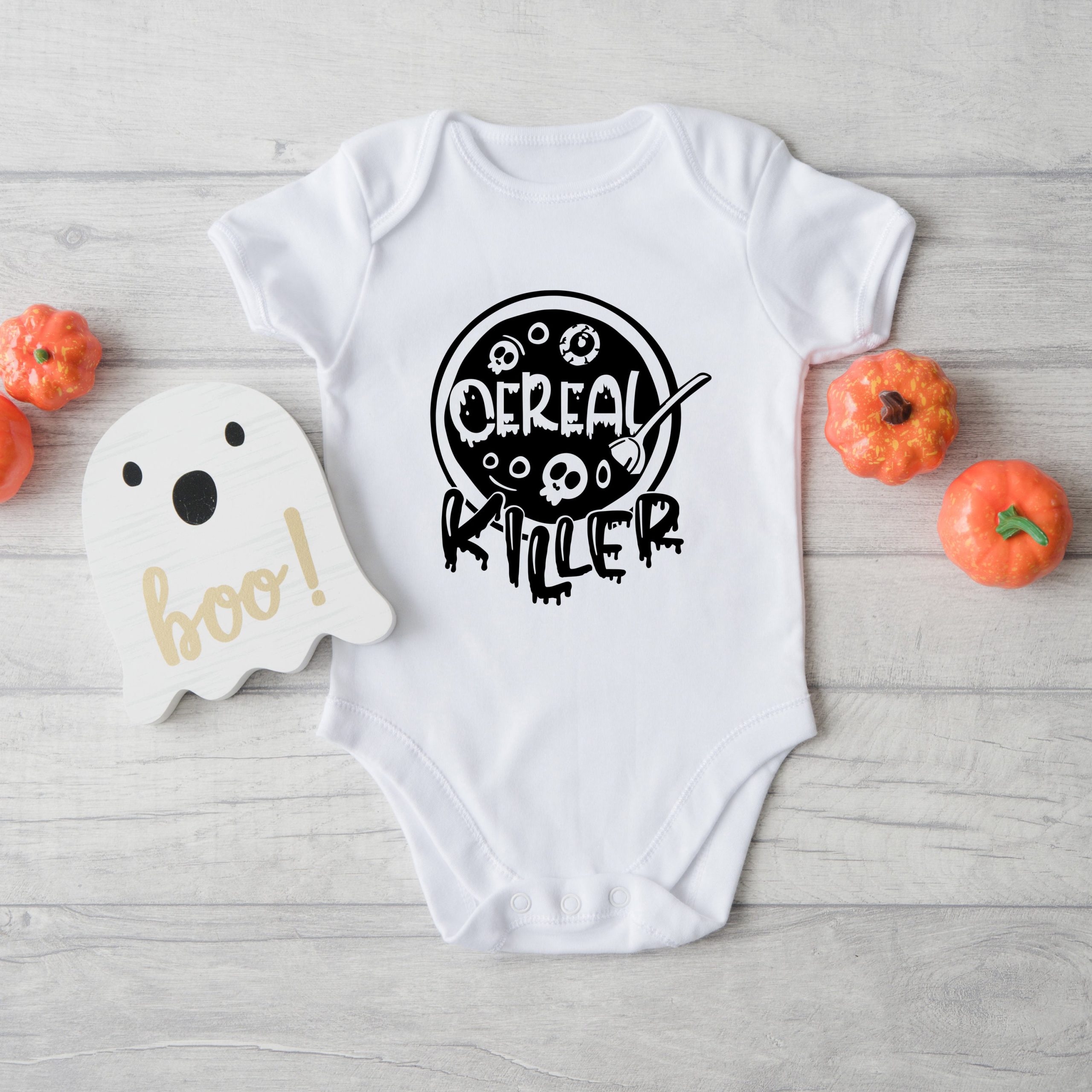 The Juniper Shop Baby Cereal Killer Graphic Short Sleeve Onesie - Image 2
