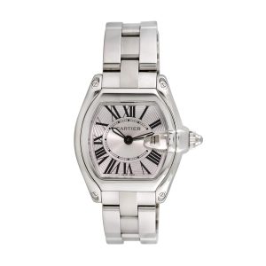 Pre-owned Cartier Women's Roadster 36mm X 30mm Stainless Steel Wristwatch - 2675