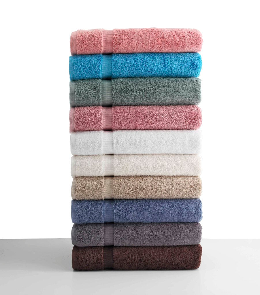 Classic Turkish Towels SALBAKOS - 100% Turkish Cotton Hand Towels Set 6 Pieces 16x30 | Quick Dry. Absorbent & Soft Towels for Hotel & Spa