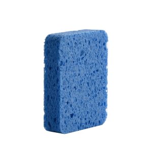 Fox Run Blue Dish Sponges. Set of 12 Scratch Free Kitchen Sponges For Nonstick and Metal Pans