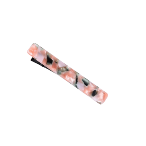 Pink Marbled Hair Clip