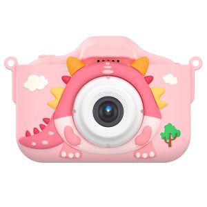 Fresh Fab Finds Dinosaur Kids Selfie Camera. 48MP 1080P HD. Cartoon Case. 32GB Card for Ages 6+