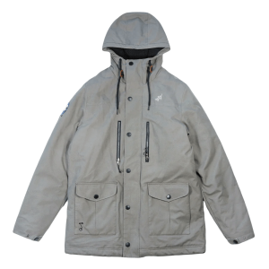 Grassroots California Aaron Brooks Split Moon Gray Parka Jacket