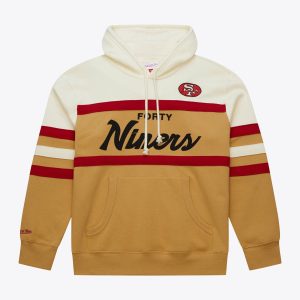 Mitchell & Ness Men's Nfl Head Coach Hoodie 49Ers