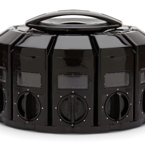 KitchenArt 25003 Select-A-Spice Auto-Measure Carousel. Black