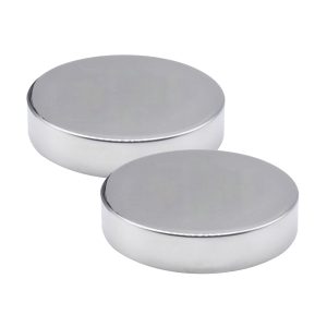 Outset Stainless Steel Round Ice Packs. Set of 2 Reusable Travel Coolers. 3.75 x 0.75