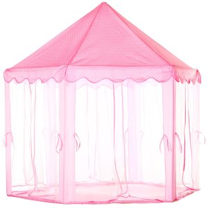 Fresh Fab Finds Kids Play Tents Princess for Girls Princess Castle Children Playhouse Indoor Outdoor Use w/ Carry Case