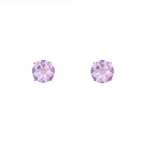 callura Timeless Stainless Steel & Cubic Zirconia Birthstone Solitaire Stud Earrings ?C June Alexandrite