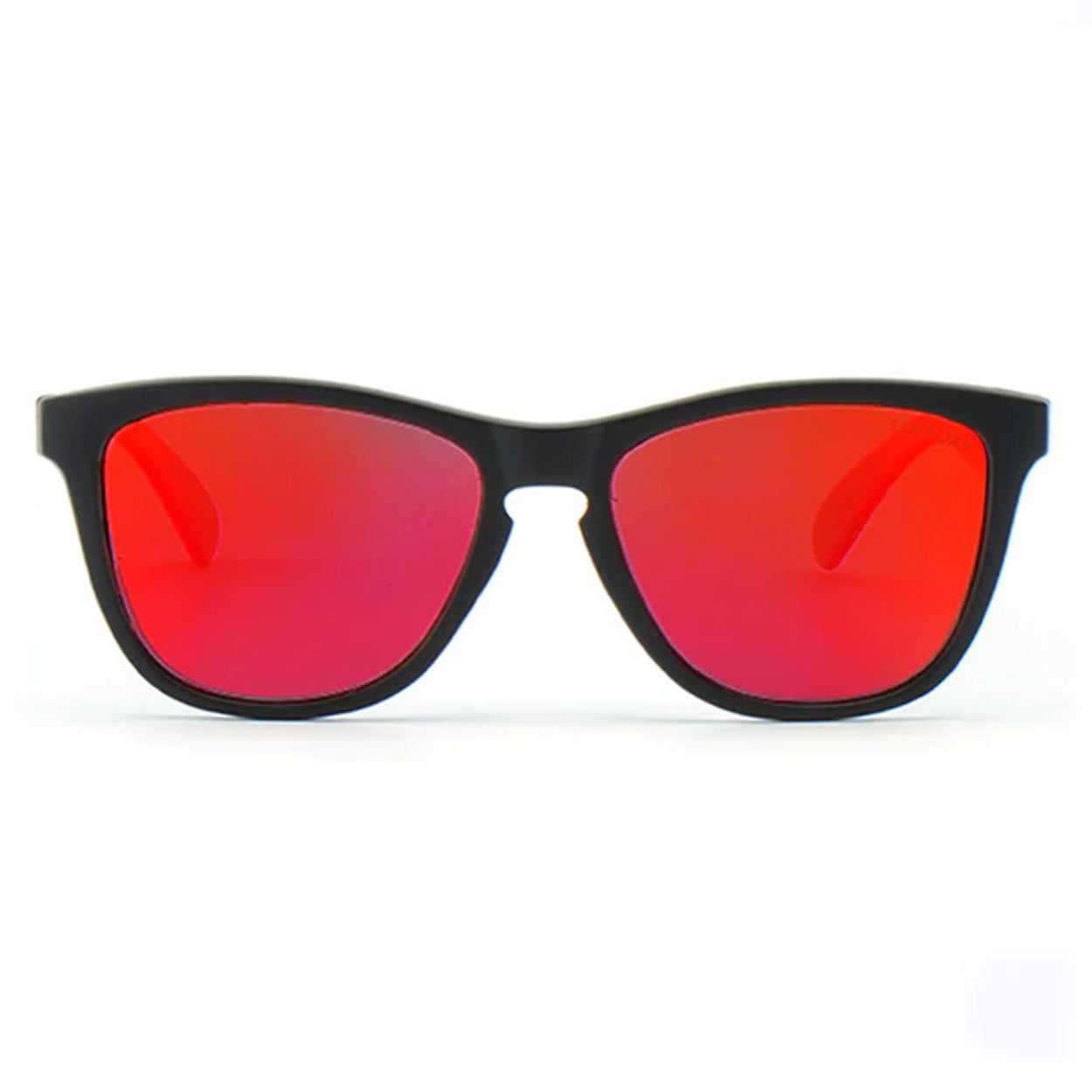 TopFoxx Rise Up - Revo® Mirrored Red Unisex Sunglasses