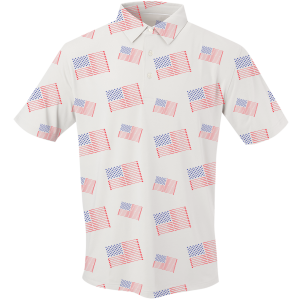 SwingJuice Golf Flag Men's Polo