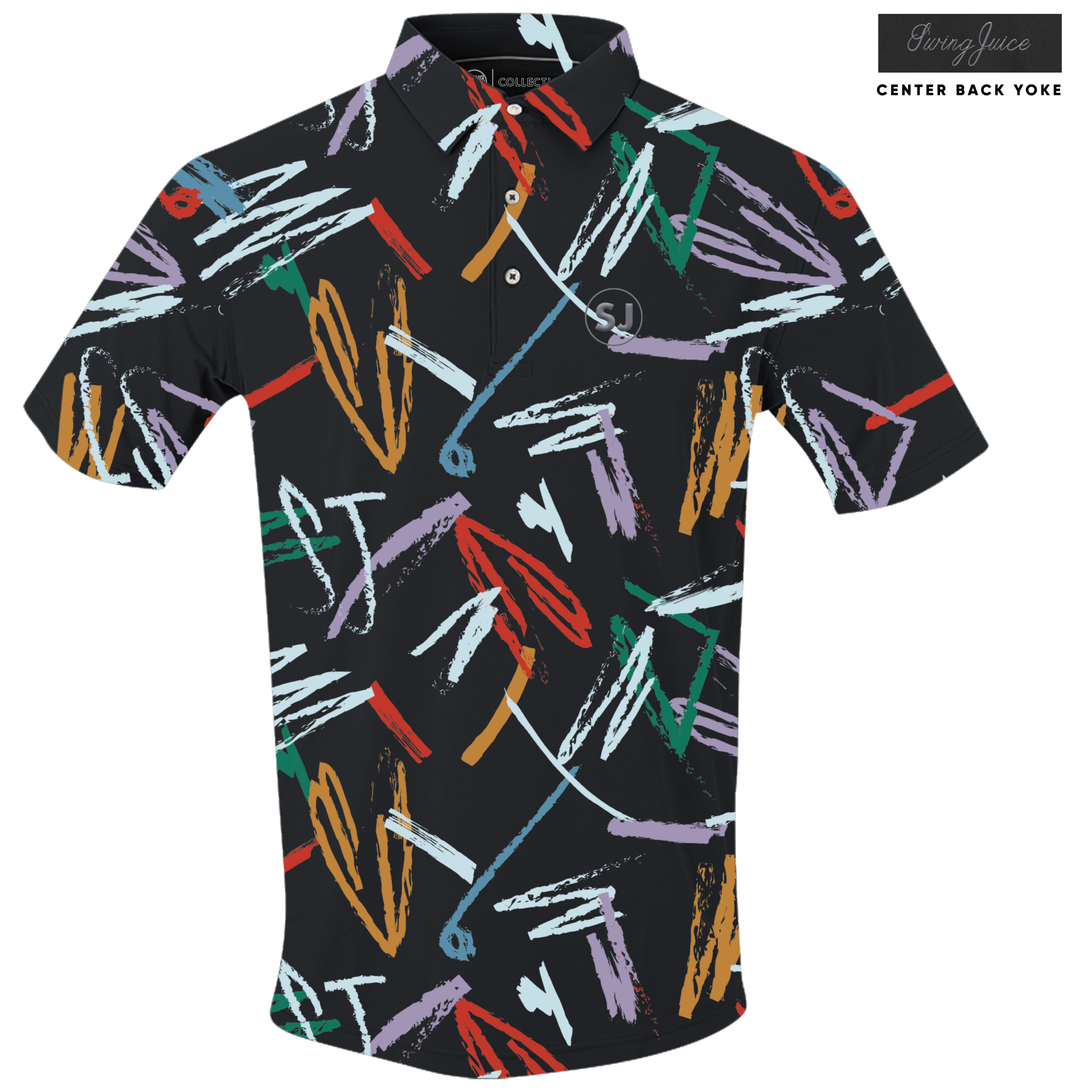 SwingJuice Golf Strokes Men's Polo - Image 2