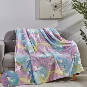 SHD-Glow- Glow Unicorn Blanket