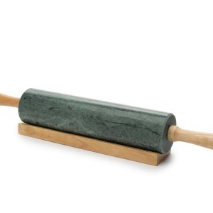 Fox Run Green Marble Rolling Pin