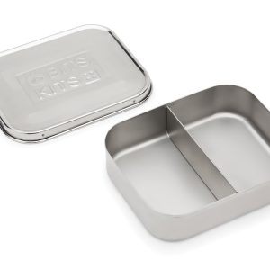 Bits Kits Stainless Steel Snack Container 2 sections