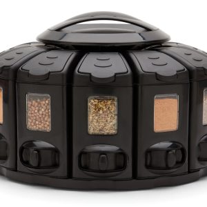 KitchenArt Select-A-Spice Auto-Measure ProCarousel. Black