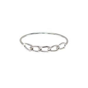 Sterling Silver Link Ring