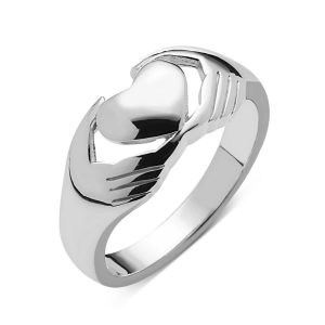 Vera & Co  Sterling Silver Claddagh Ring for Women Size 8
